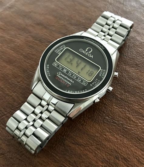 omega digital watch vintage|vintage omega watch identification.